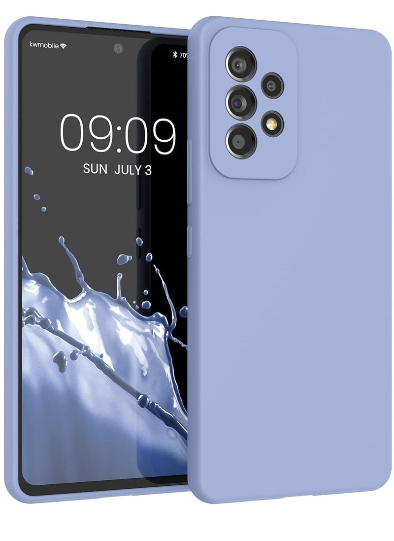 Raxoom Soft Silicone TPU Case for Galaxy A23 5G – Light Blue, Camera Protection, Anti-Scratch & Drop-Resistant - Image 1