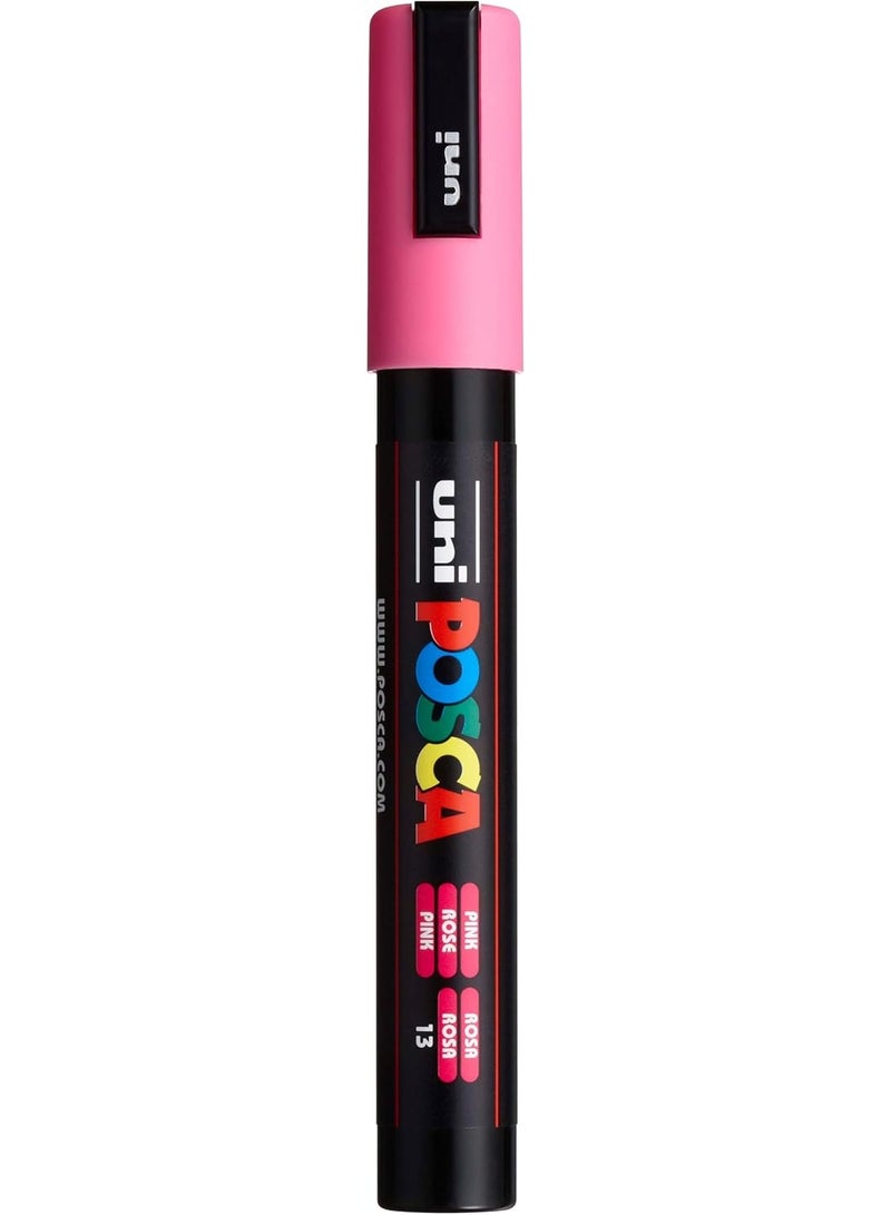 Posca 5M Medium Bullet Tip Marker - Pink