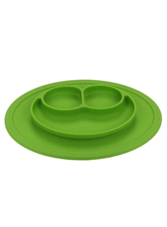 NIBEMINENT Smiley Face Shaped Baby Feeding Plate