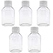 TRENDBOX TRENDBOX TrendBox Pack of 5 - Clear Empty PET Mini Storage 100ml/100g/100cc Bottles Hard Plastic Durable Turn Screw  - Image 2