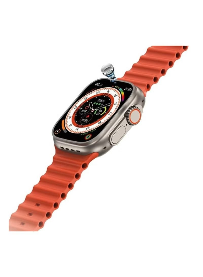 Telzeal TC4G Smart Watch with 2.2-Inch Full Touch Display – Fitness Tracker with Heart Rate & Sleep Monitor, Bluetooth Call Support, Step Counter, Long Battery Life, Stylish Gold Design for Men & Women - Image 4