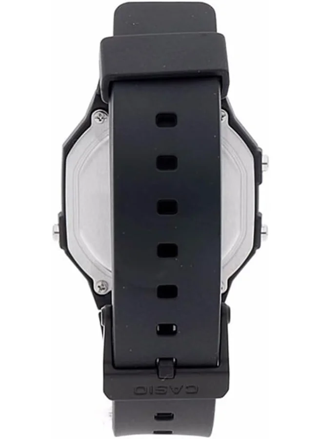 كاسيو Men's Digital Display Watch With Black Resin Strap - W-217H-1A