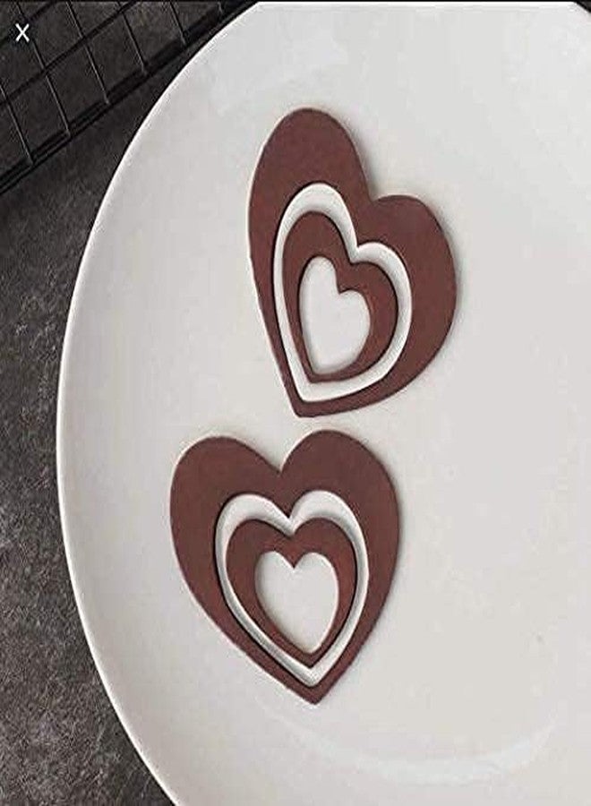 LEGACYCART Silicone Heart Shape Chocolate Mould for Cake Decoration and Garnishing Sheet - Image 4