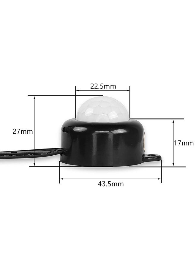 Generic Mini PIR Motion Sensor Switch with USB Interface Cable 2A PIR Infrared Motion Human Body Sensor Detector Switch Light Sensor Adjustable, for LED Strip  - Image 5