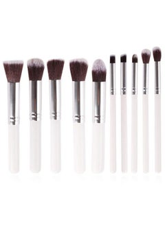 Makeup Brush Set 10Pcs Premium Synthetic Makeup Brushes Soft And Nonshedding Foundation Blending Face Powder Eyeshadow Makeup Combo Brush Kit (White) - pzsku/ZD304129C7C5E3CC7128DZ/45/_/1690022350/b6c46aa1-baa6-4e7a-b113-d618983e195f