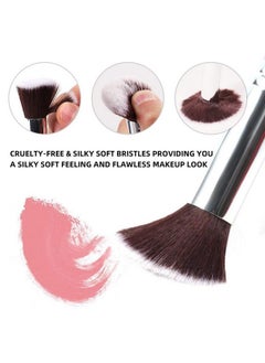 Makeup Brush Set 10Pcs Premium Synthetic Makeup Brushes Soft And Nonshedding Foundation Blending Face Powder Eyeshadow Makeup Combo Brush Kit (White) - pzsku/ZD304129C7C5E3CC7128DZ/45/_/1690022352/4674ce26-6aaa-4eda-8879-bc227ae14e06