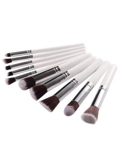 Makeup Brush Set 10Pcs Premium Synthetic Makeup Brushes Soft And Nonshedding Foundation Blending Face Powder Eyeshadow Makeup Combo Brush Kit (White) - pzsku/ZD304129C7C5E3CC7128DZ/45/_/1690022360/ef24958a-5528-4c72-8e99-6aa6d2223a5a