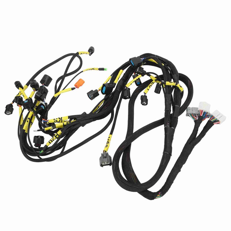 Engine Cable Harness Flexible Insulation Engine Wiring Harness Replacement for Acura K20 K24 - Image 1