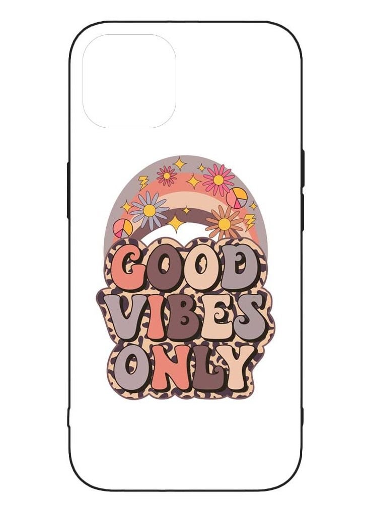 Service Zone Protective Printed Mobile Covers Good Vibes Only Happy Halloween For iPhone 14 Pro  - Image 1