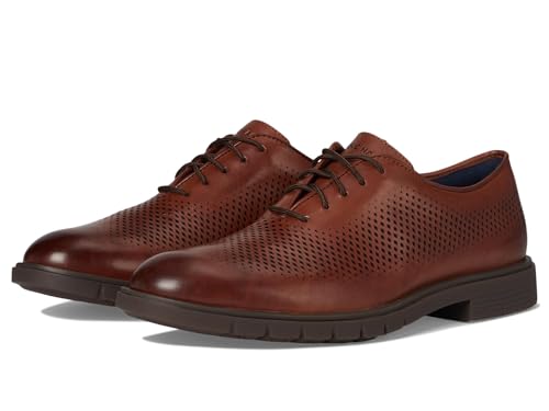Cole Haan Men's Grandflex Dress Laser Oxfords, Mahogany, 10.5-M US - Image 1