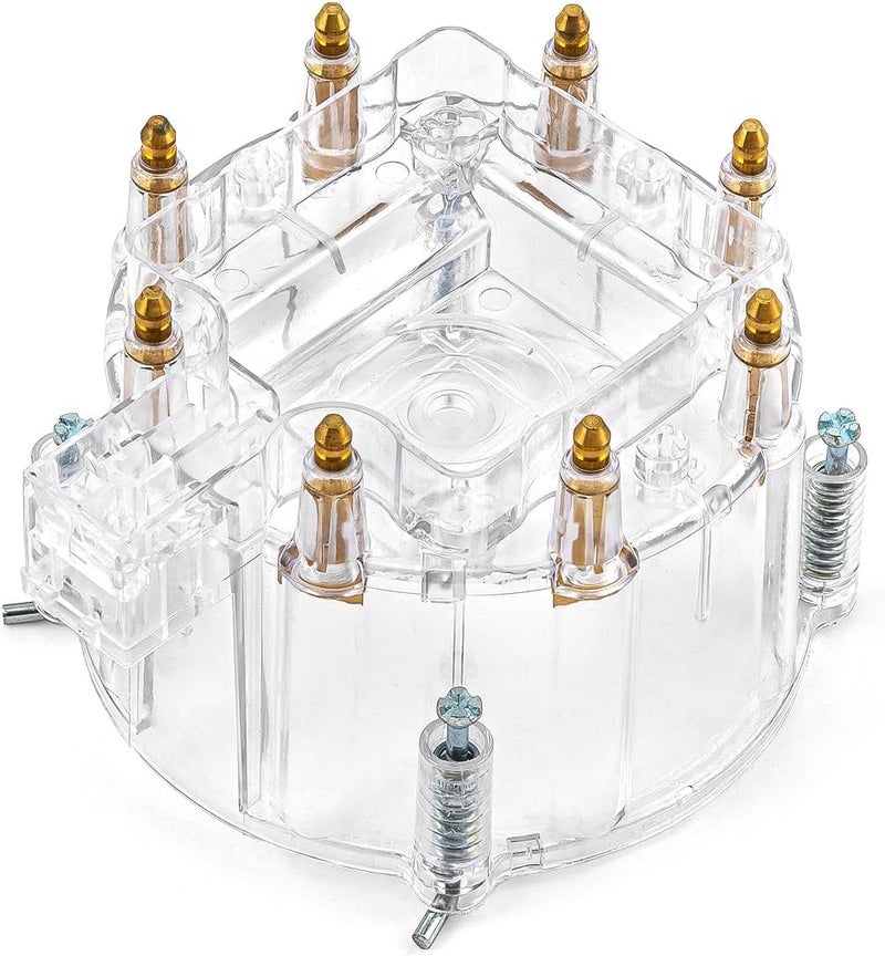 Speedmaster PCE371.1002 HEI Replacement Distributor Cap Brass Terminals - Clear - Image 2