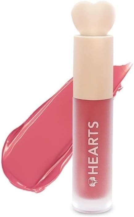 Hearts Liquid Matte Lipstick - 001 Rose Berry - Image 1