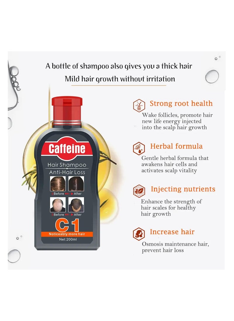Caffeine C1 Hair Loss Shampoo 200 ML  - Image 3