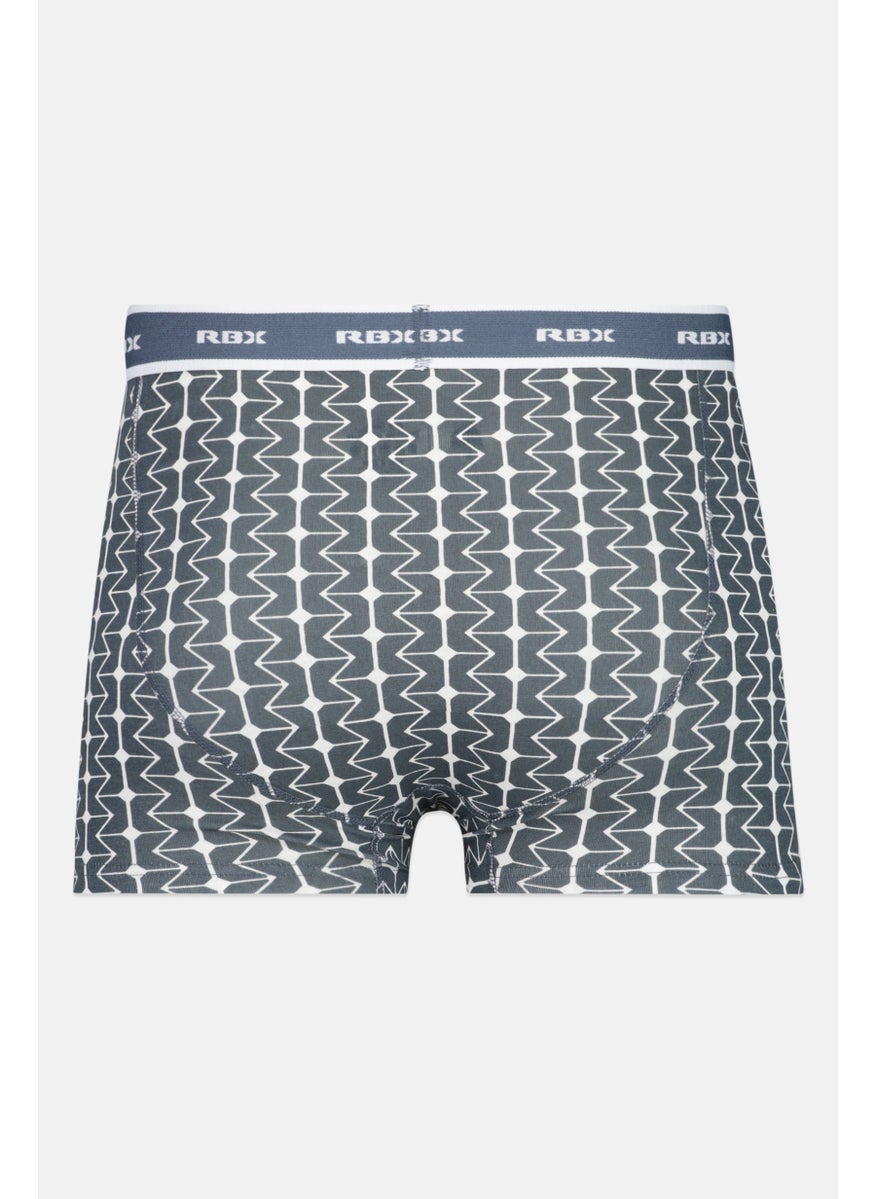 RBX - Men 3 Pcs Brand Logo Boxer Brief Set, Multicolor - Image 1