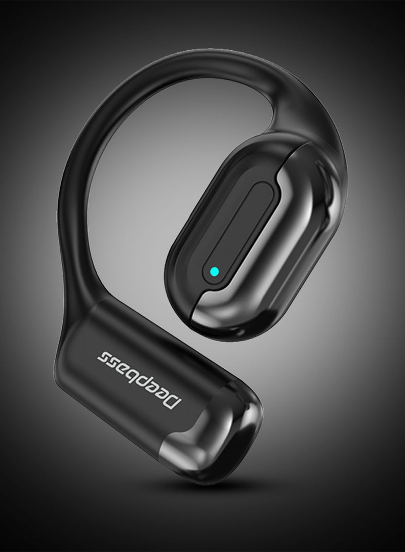 Deepbass سماعات رأس لاسلكية مفتوحة AP05 مع صوت ستيريو وباس فائق - أسود - Image 5