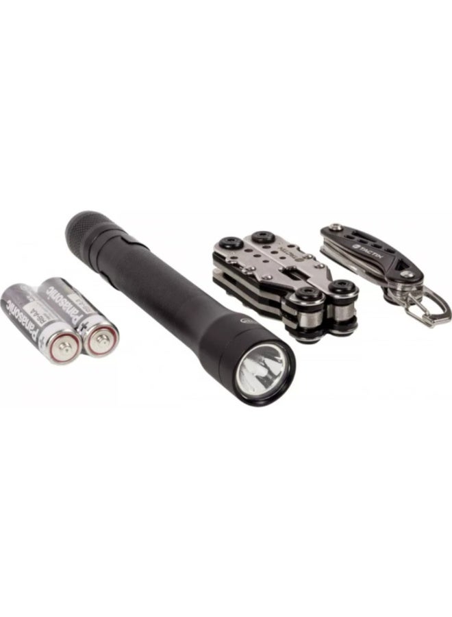 Tactix 3-Piece Mini Multi-Tool Set Silver and Black 2.7 x 24 x 22 cm 900112 - Image 1