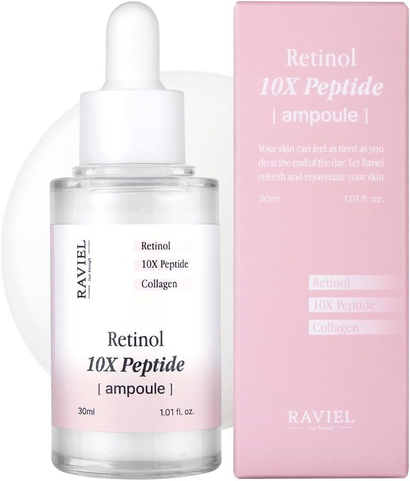 RAVIEL Retinol 10X Peptide Ampoule 30ml 101 fl oz