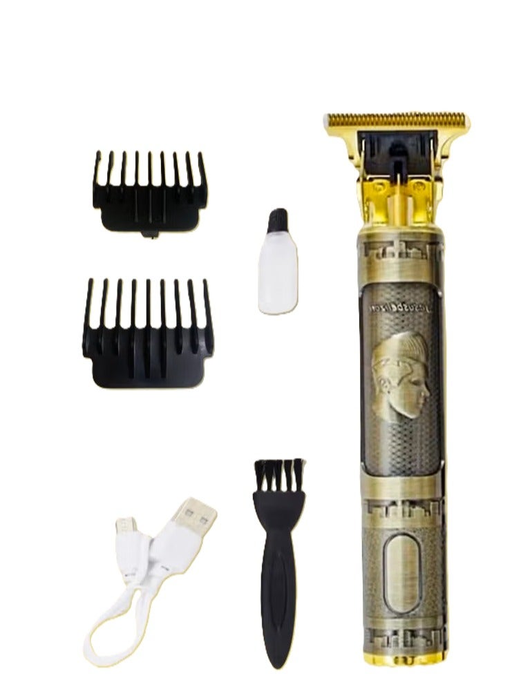 YACD Affordable Elegant Metal Body Cordless Hair Clipper l Best Trimmer l Professional Stainless Blade l USB Charging l Upto 120-Minute Battery Usage l Lithium Battery - Image 2