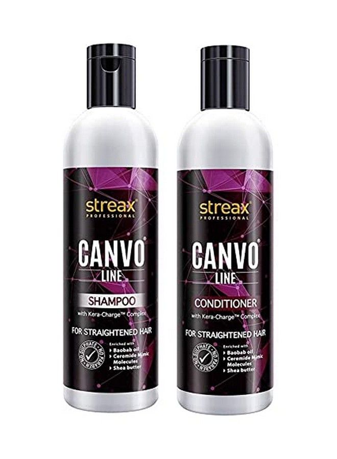 Streax Professional Canvoline Shampoo & Conditioner Combo (Each 250Ml) - Image 1