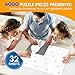 Nariolar Puzzle Saver Sheets 32 Sheets Preserves 4x1000 Piece Jigsaw Puzzles in Minutes - Image 4