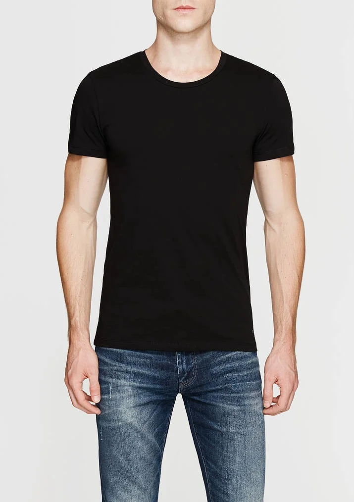 MAVI Blue Men's Black Basic T-Shirt 061747-900