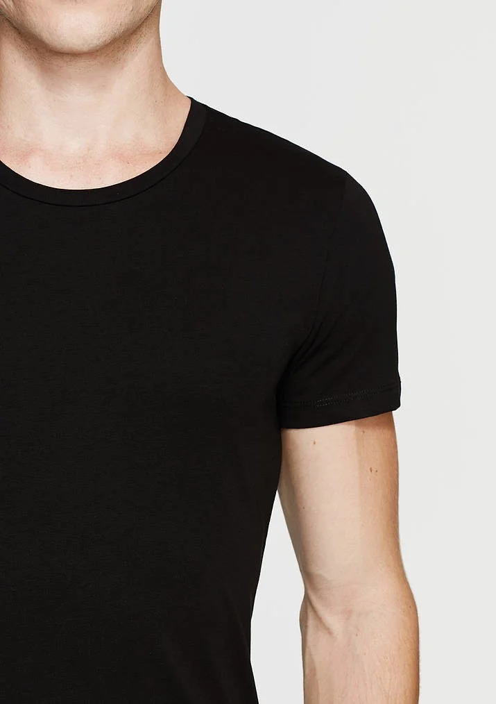 MAVI Blue Men's Black Basic T-Shirt 061747-900