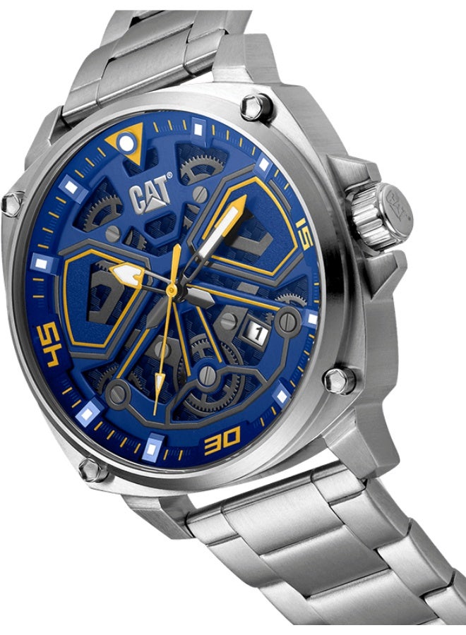 CATERPILLAR CAT 'Tokyo' Men Watch, 44mm case (AJ.141.11.627) (Silver) - Image 3