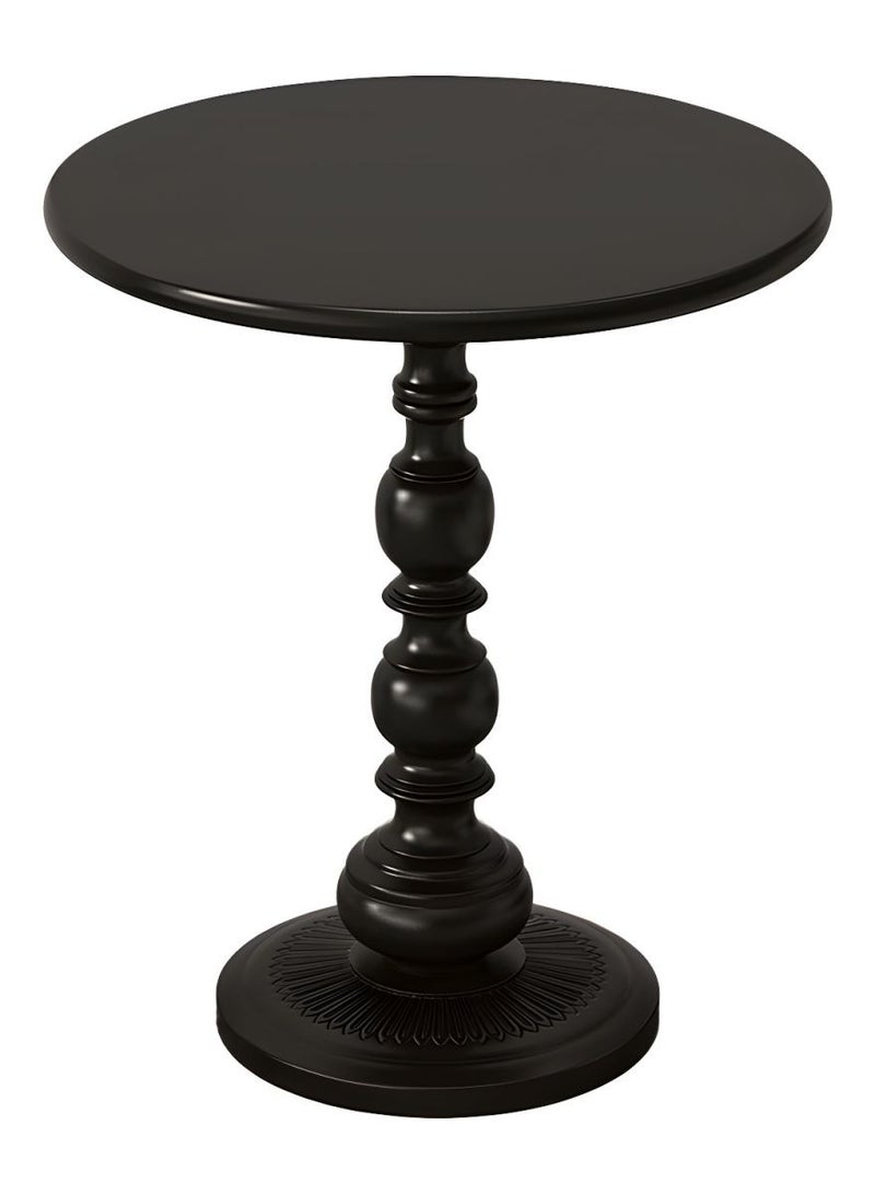 DubaiGallery Metal End Table, Matte Round Side Table, Drink Table, Small Round Table, Accent Table for Living Room, Home Office, Cafe and Bedroom - Image 1