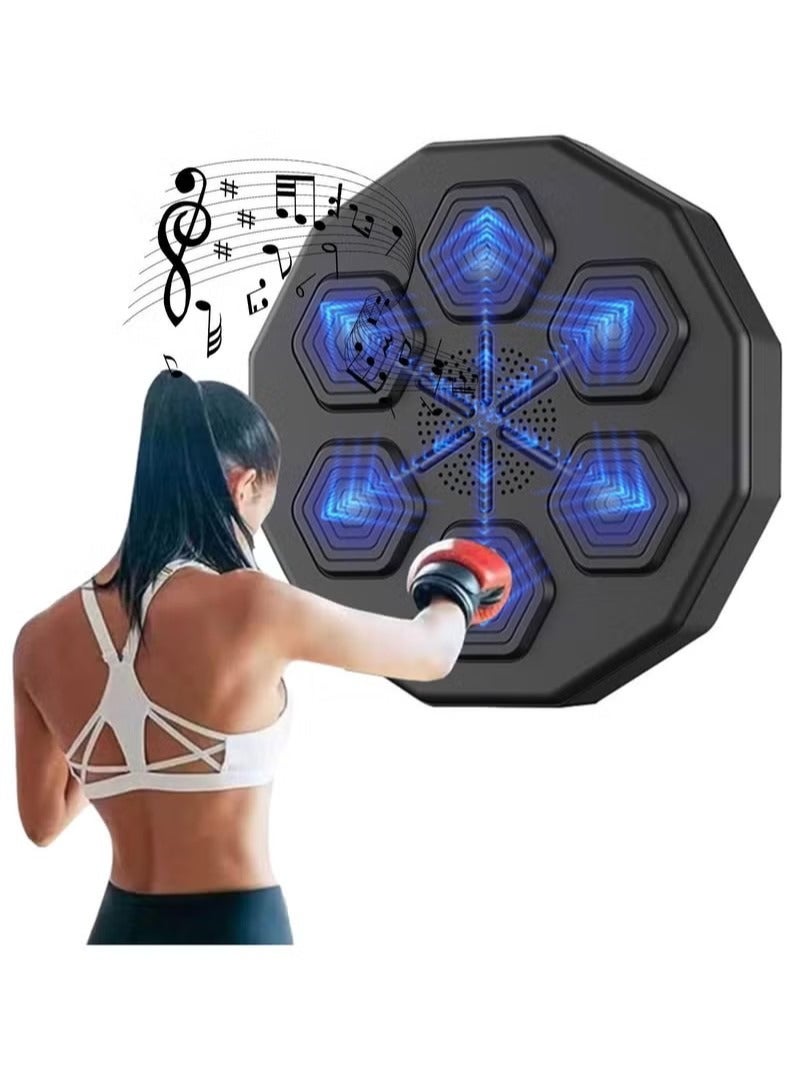 Electronic Music Boxing Machine Training Punching Equipment Wall Mounted Target Workout Portable Fighting Game Indoor