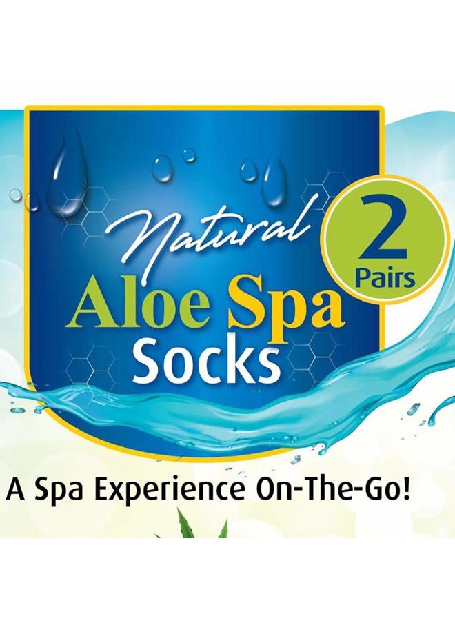 Cloudz Natural Aloe Vera Spa Socks - Image 5