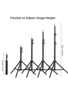 210cm/83in Portable Metal Light Stand Heavy Duty Adjustable Photography Tripod Stand 1/4 Inch Screw for Studio Reflector Softbox LED Video Light Ring Light - pzsku/ZD3051AD26F33F25060E6Z/45/_/1688975140/e0ec2287-7a74-44aa-81f6-72d6a0a1278f