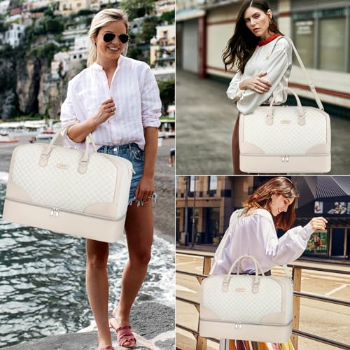 ITIEZY Weekender Overnight Bag for Women - Large Travel Duffel Bag Carry On Tote Bags with Crossbody Bag Toiletry Bag - Image 3