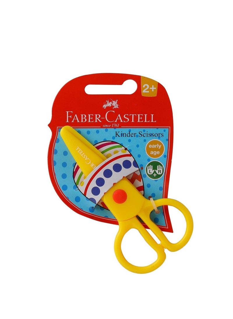 FABER-CASTELL Early Age Child Safe Kinder Scissors Assorted Colours  - Image 2