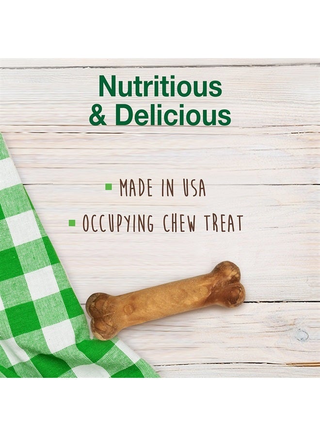 Healthy Edibles Long-Lasting Dog Treats - Natural Dog Treats for Small Dogs - Dog Products - Roast Beef Flavor, X-Small/Petite (8 Count)