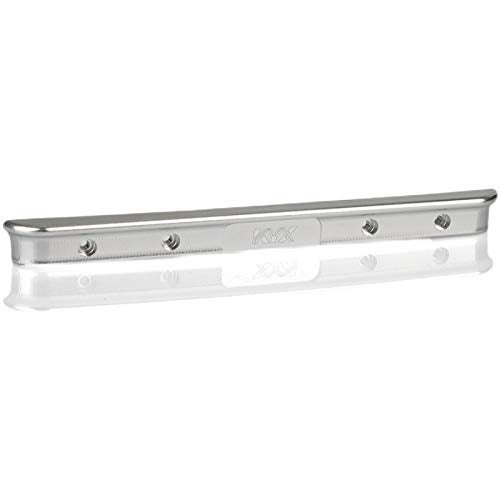 KYX Racing CNC Machined Aluminum Alloy Rear Bumper Silver Upgrades Parts Accessories For 124th Scale RC Crawler Car Axial SCX24 AXI00001 C10