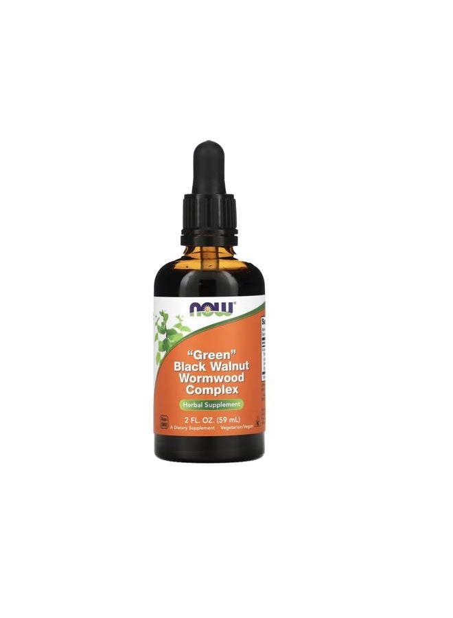 now Foods - Green Black Walnut Wormwood Complex (59mL) - 2 oz - Image 1