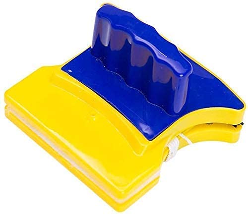 Gokich Gokich Magnetic Window Double Side Glass Wiper Cleaner with 2 Extra Cleaning Cotton Squeegee Multicolour Standard  - Image 1