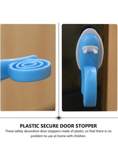 YelaJoy Silicone Door Stopper, 6 Pcs Snail Door Stopper Snail Shaped Animal Door Stopper Colorful Snails Door Slam Stopper for Home Kitchen Bedroom  - Image 5
