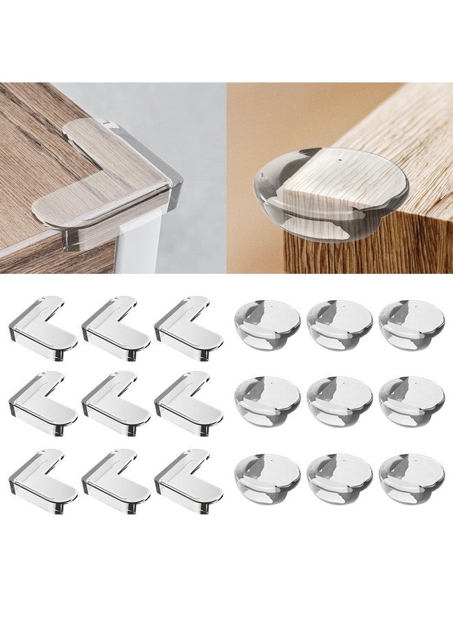 moonybaby Orner Guards Corner Protectors For Baby, Clear Furniture Corner & Edge Safety Bumpers For Table Edges & Sharp Corners - Baby Proofing Moonybaby (L- Shaped & Round Shape) - Image 1