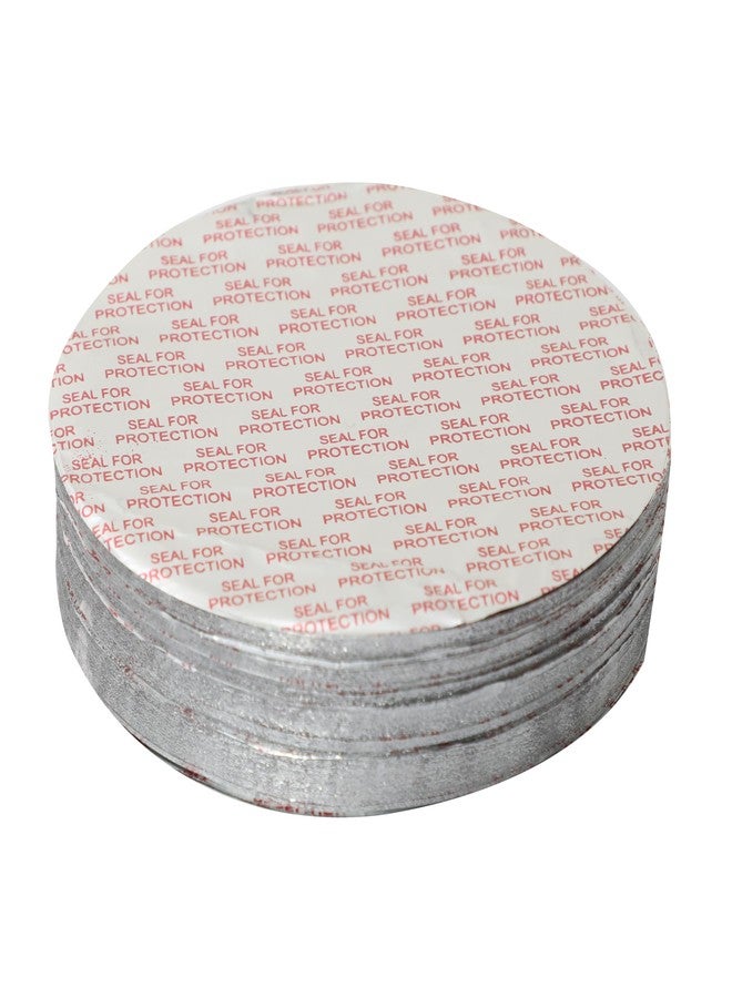 Smartpack رقائق ألومنيوم SMART PACK لتغليف عبوات بلاستيكية من البولي إيثيلين عالي الكثافة (غير شفافة) | تغليف الزجاجات، رقائق فضية | بطانة مانعة للتسرب قطعة واحدة | مقاس 85 مم، عبوة من 1000 قطعة - Image 1