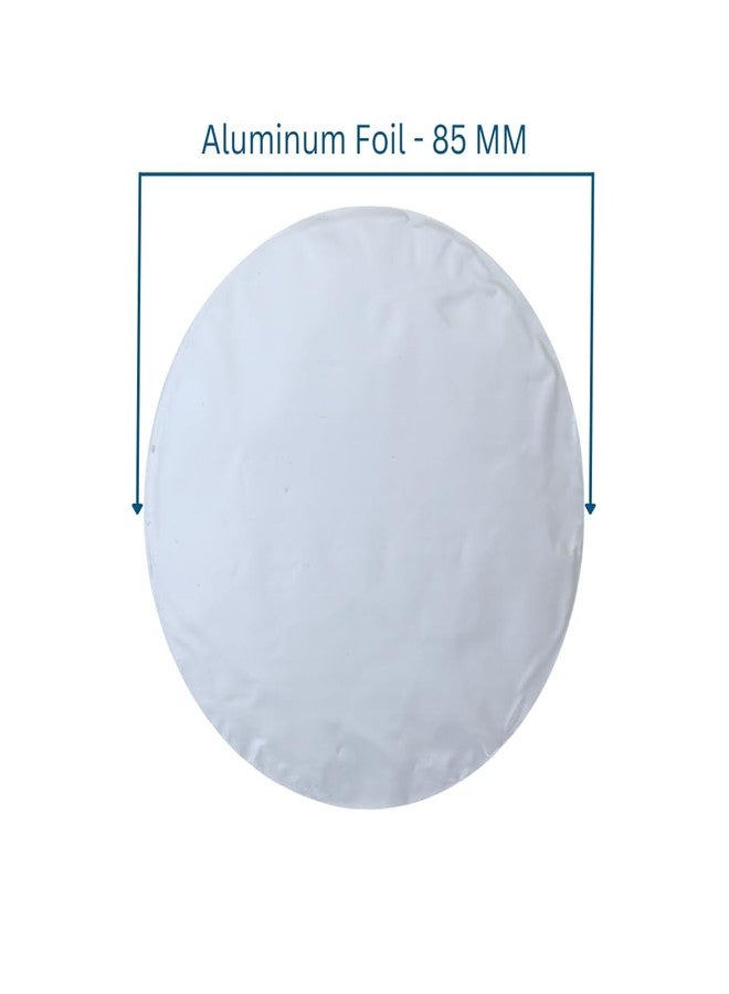 Smartpack رقائق ألومنيوم SMART PACK لتغليف عبوات بلاستيكية من البولي إيثيلين عالي الكثافة (غير شفافة) | تغليف الزجاجات، رقائق فضية | بطانة مانعة للتسرب قطعة واحدة | مقاس 85 مم، عبوة من 1000 قطعة - Image 2