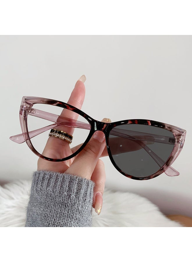 2023 New Cat Eye Women's Sunglasses Fashion Photochromic Lenses Sun Glasses Lady Vintage Pc Frame Classic Designer Shades-Lenses Color:1-Ships From:CN-Frame Color:MULTI