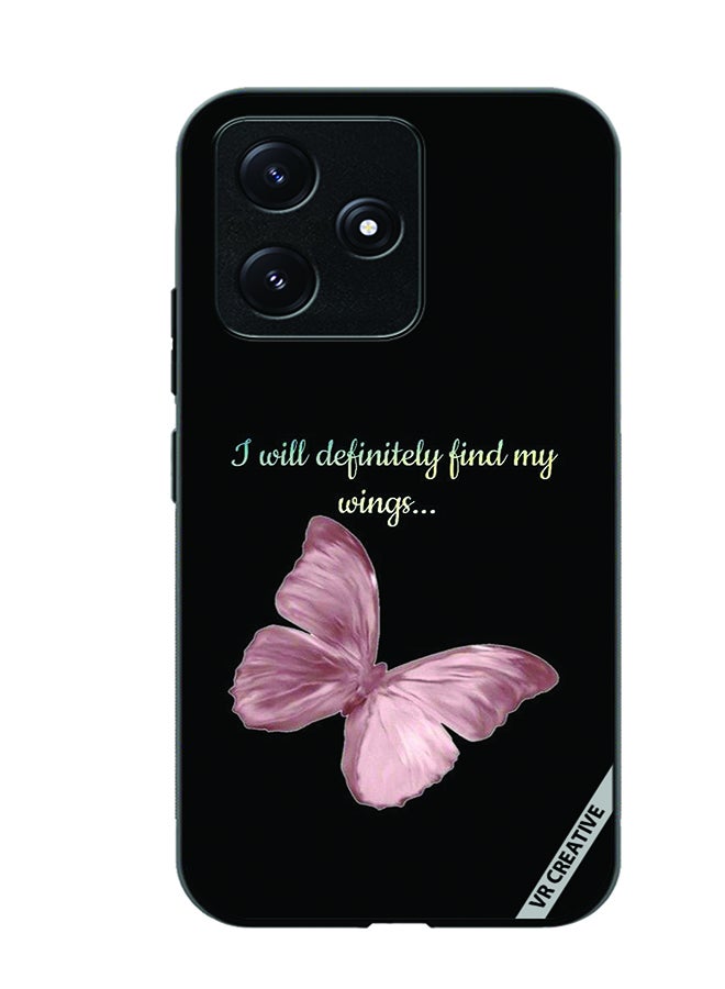 VR CREATIVE Protective Case Cover For Xiaomi Poco M6 Pro 5G I Will Definitely Find My Wings Design Multicolour - Image 1