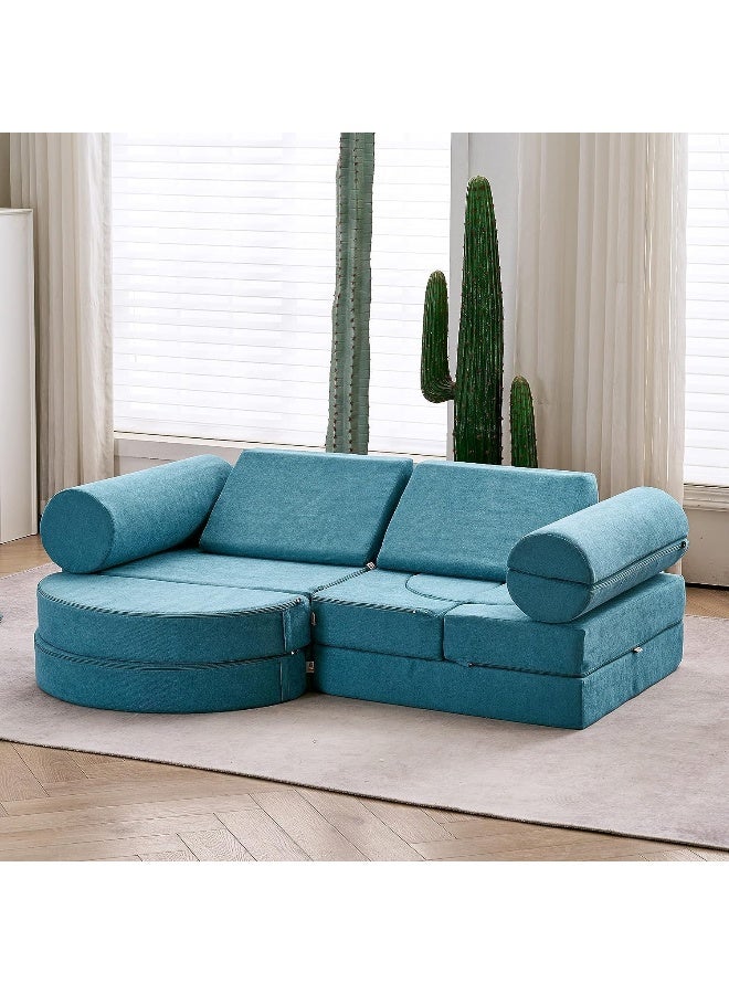 Generic 15-Piece Luxurious Kids Couch Playful Comfort for Both Little Ones and Adults  - Image 2