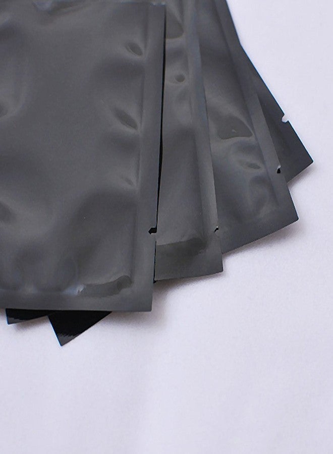QQ Studio 100x Premium Glossy Black Mylar Foil Open Top Pouch + Bonus 15 Bags (4cm x 6cm) - Image 3