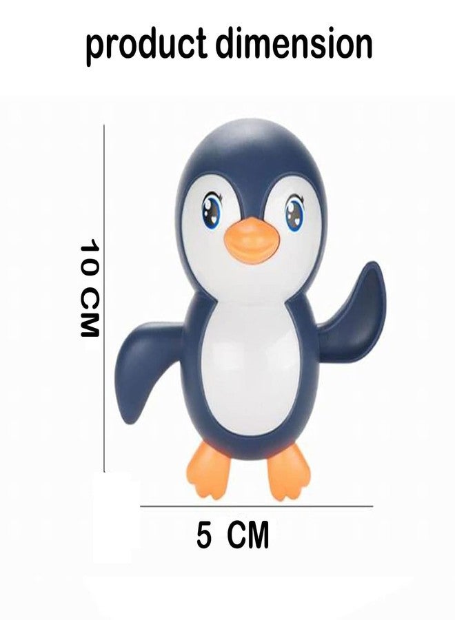 RUZARTH Wind Up Swimming Penguin Bath Toy for Toddlers 1-3, Cute Floating Baby Bathtub Water Toy for Boys & Girls, Preschool Pool Bathing Toy Gift for 1 2 3 Year Old Kids (Multicolor) (Pack of 3) - Image 2
