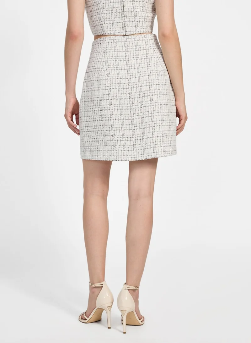 جس Annamaria Mini Tweed Skirt