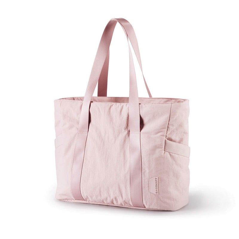 BAGSMART Tote Bag for Women with Zipper, Gym Tote with Compartments, Work Tote Nurse Dance Yoga Bag for Sport, Travel - Image 1