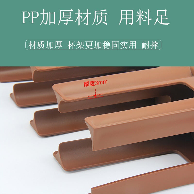 Disposable Paper Cup Holder Storage Cup Holder Cup Holder Casual Bar Milk Tea Beverage Shop Commercial Cup Dispenser Injection Molded Paper Cup - Image 4