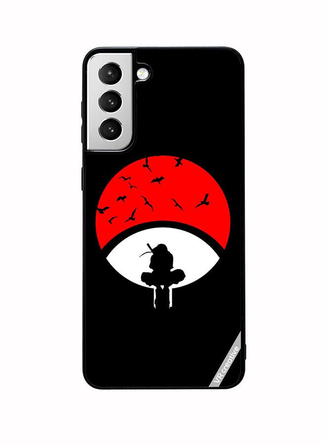 VR CREATIVE Protective Case Cover For Samsung Galaxy S22 5G Itachi Moon Design Multicolour - Image 1